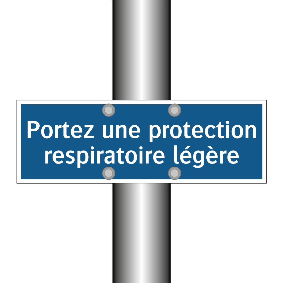 Portez une protection respiratoire légère