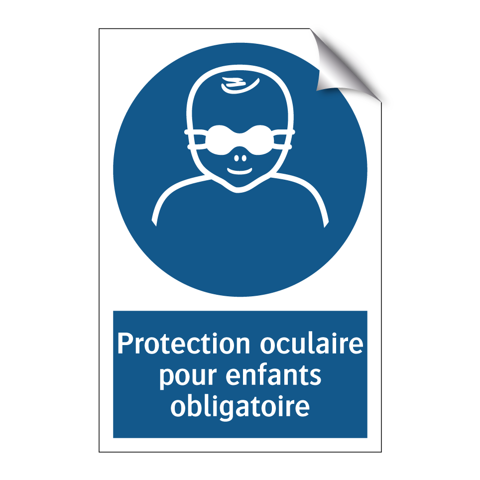 Protection oculaire pour enfants obligatoire