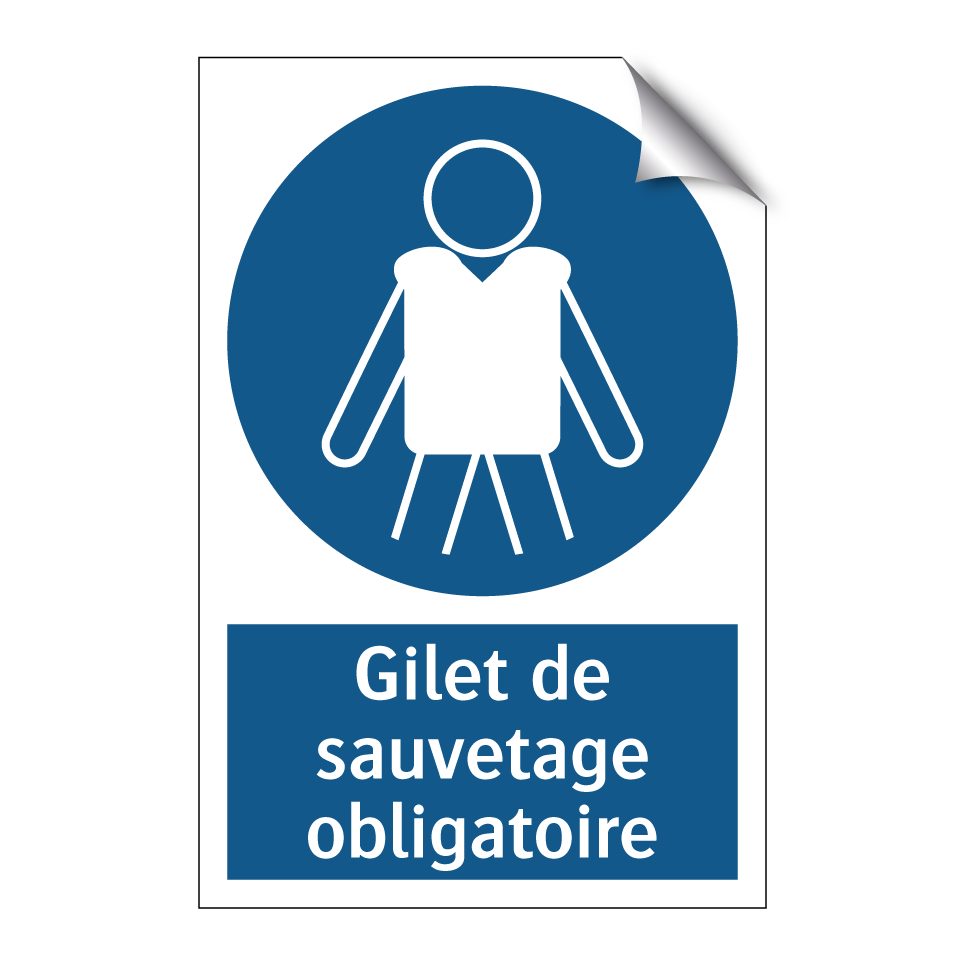 Gilet de sauvetage obligatoire