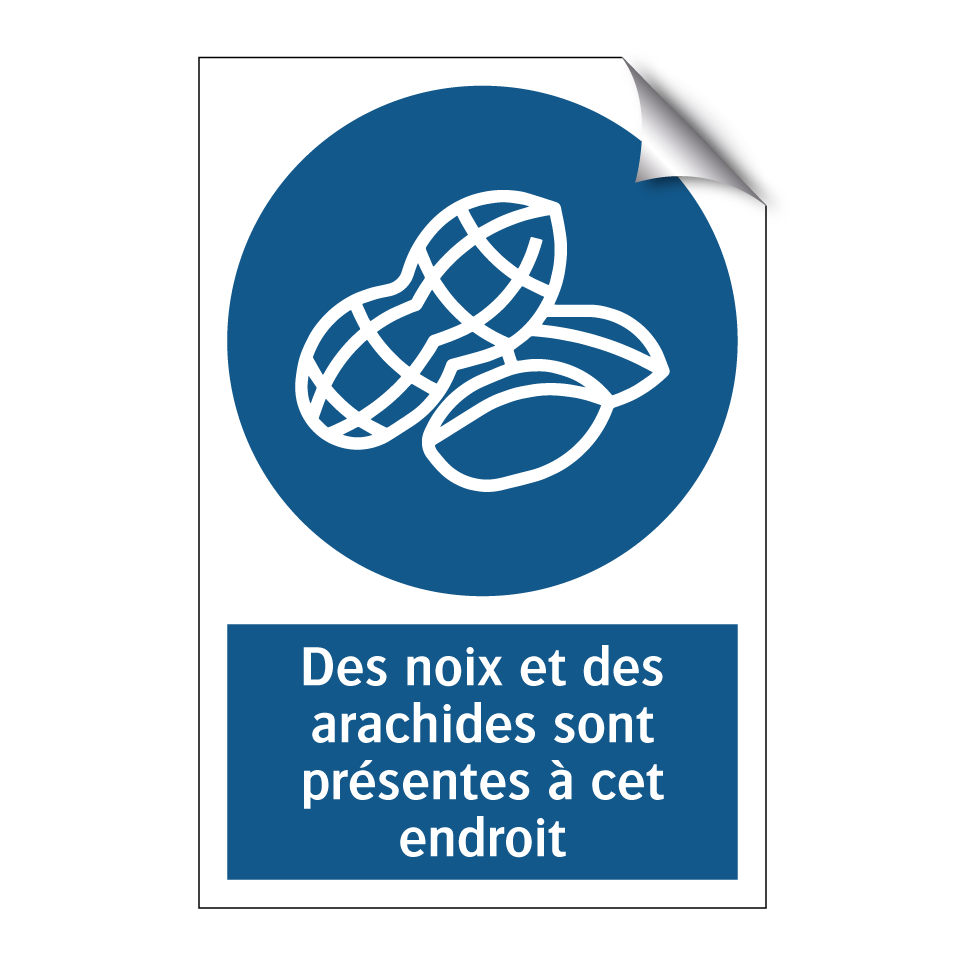 Des noix et des arachides sont présentes à cet endroit