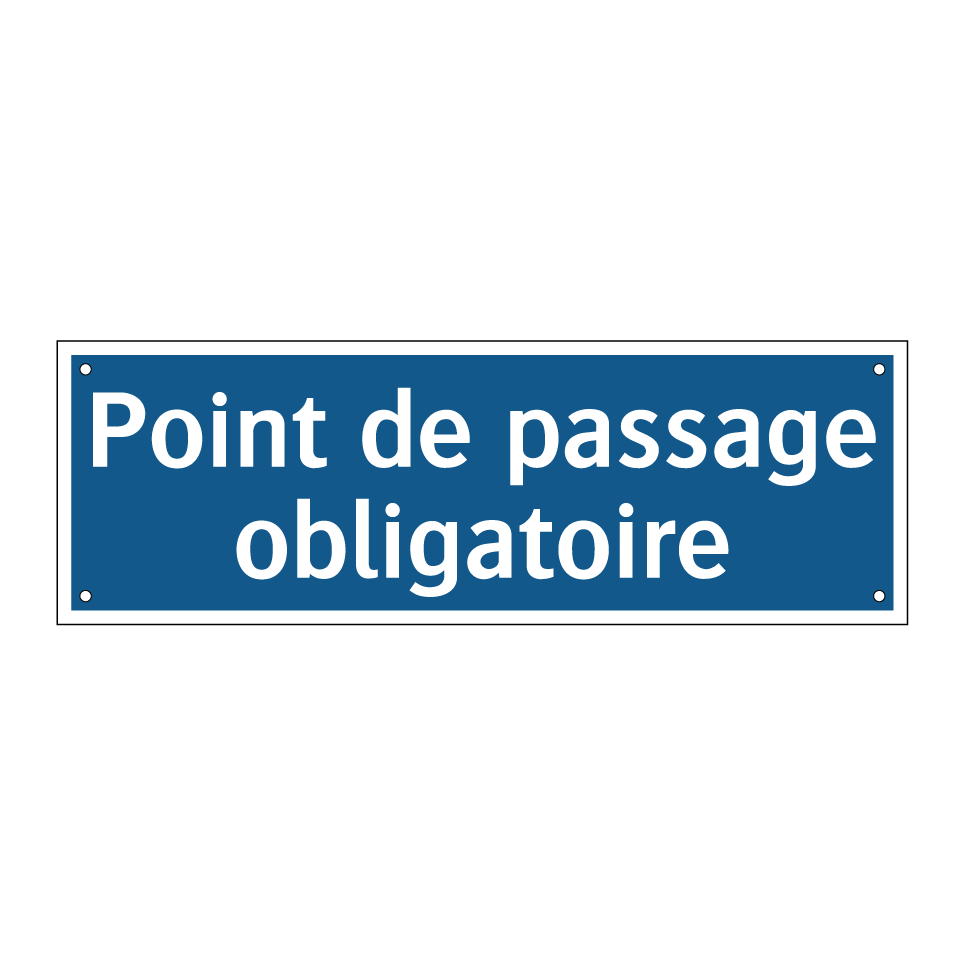 Point de passage obligatoire