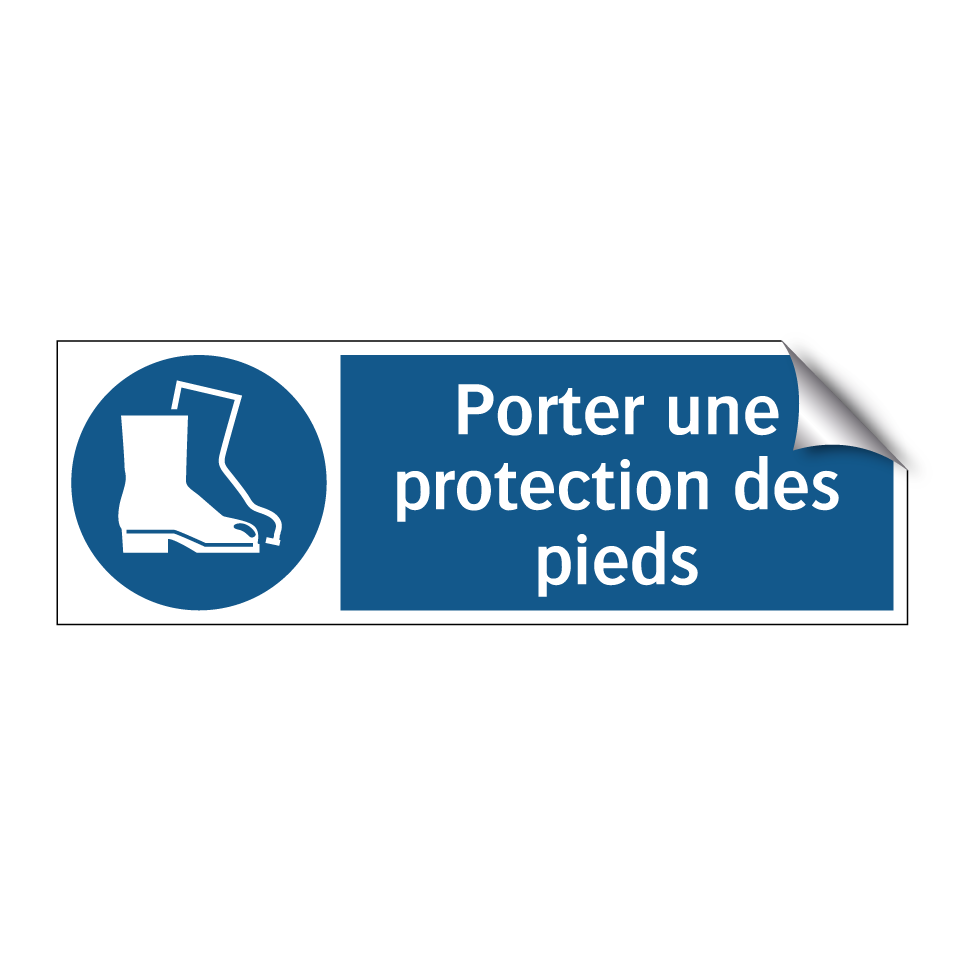 Porter une protection des pieds