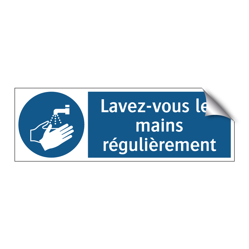 Lavez-vous les mains régulièrement
