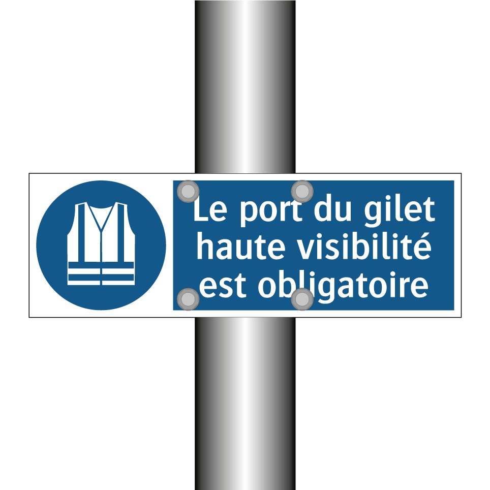 Le port du gilet haute visibilité est obligatoire