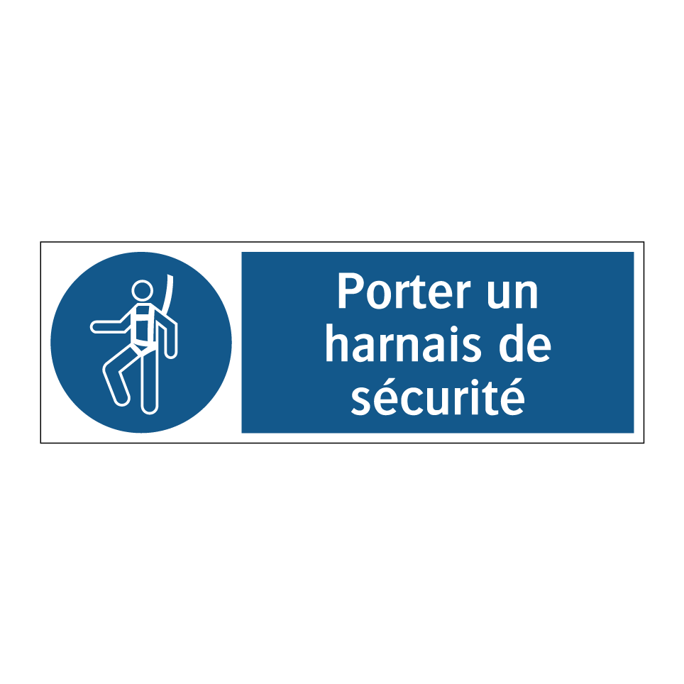 Porter un harnais de sécurité