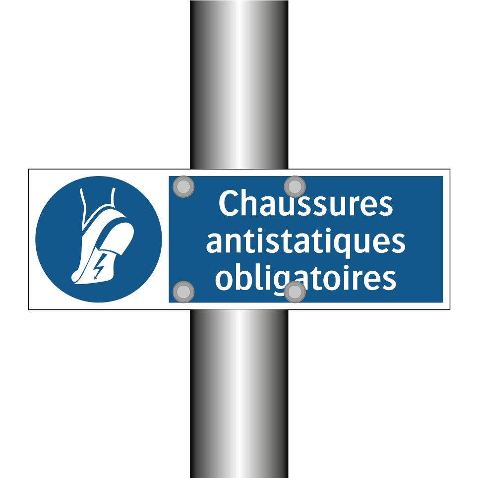 Chaussures antistatiques obligatoires