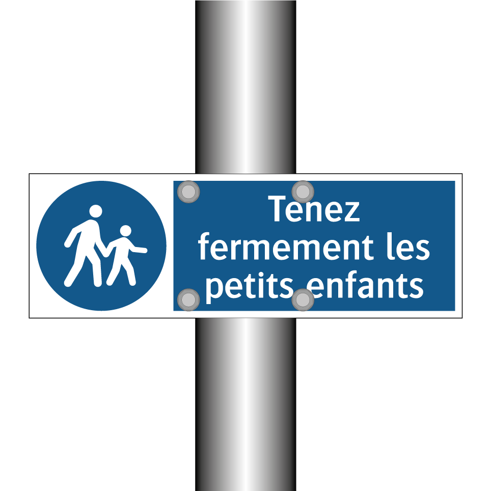 Tenez fermement les petits enfants
