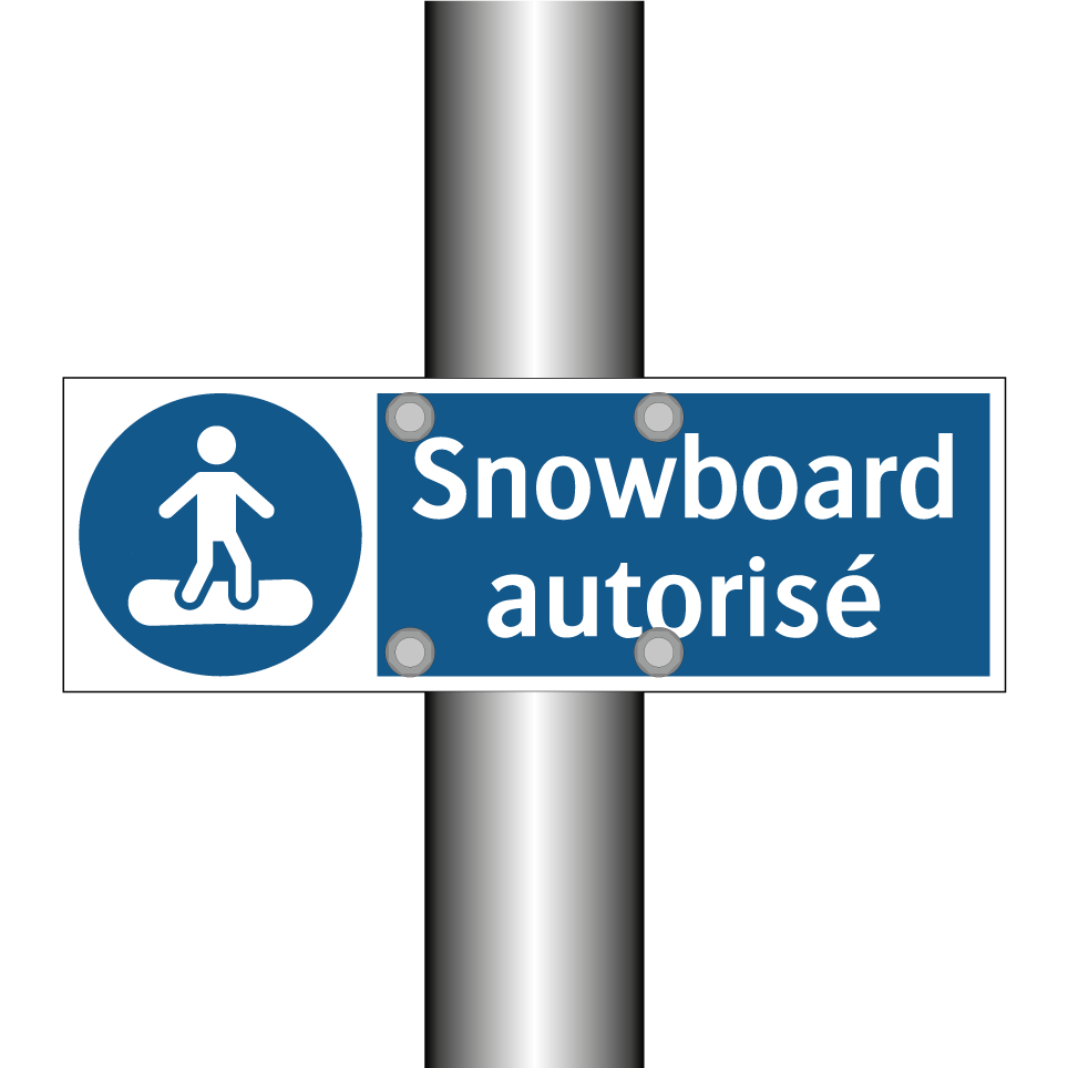 Snowboard autorisé