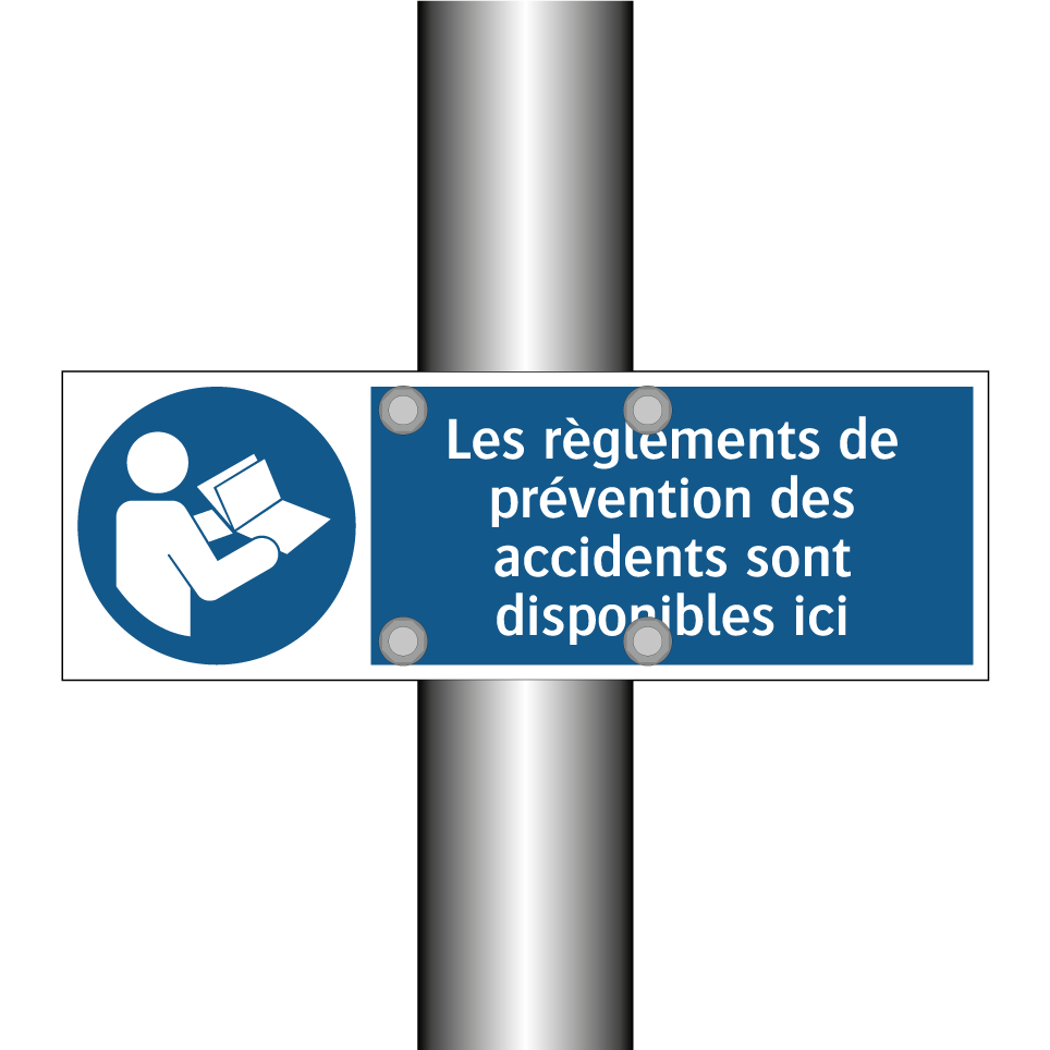 Les règlements de prévention des accidents sont disponibles ici