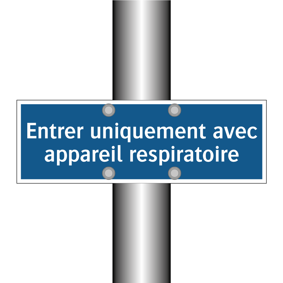 Entrer uniquement avec appareil respiratoire