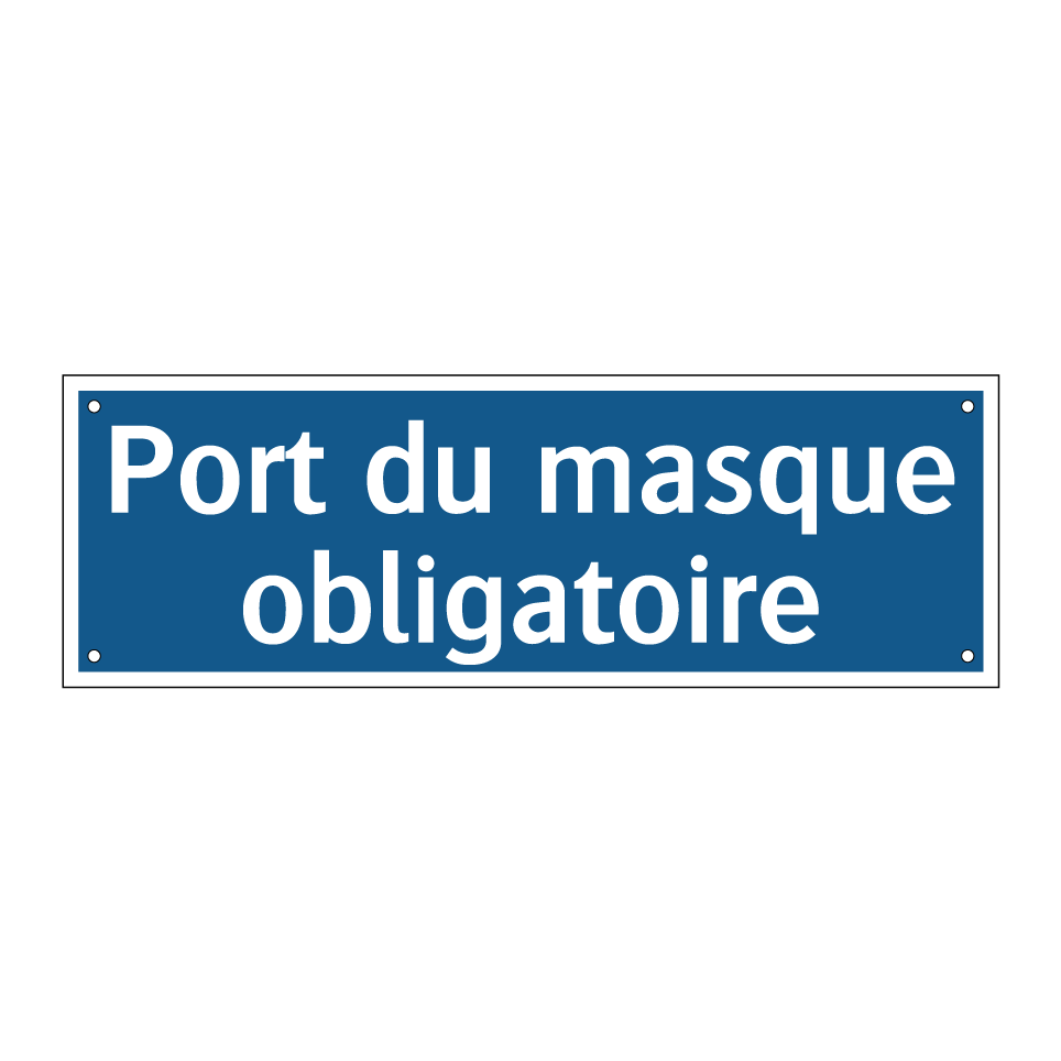 Port du masque obligatoire