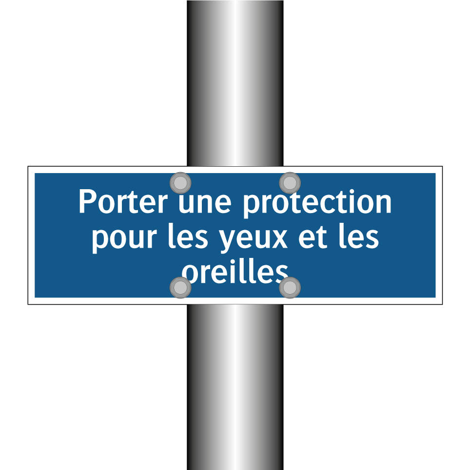 Porter une protection pour les yeux et les oreilles