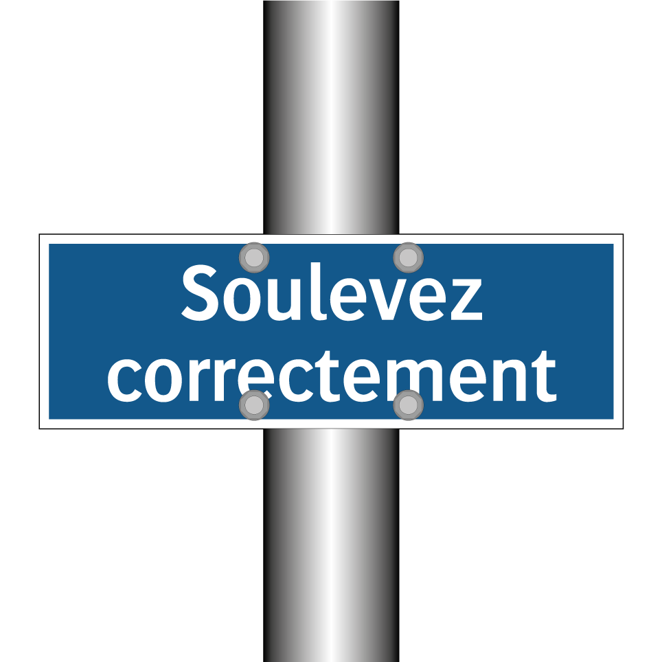 Soulevez correctement
