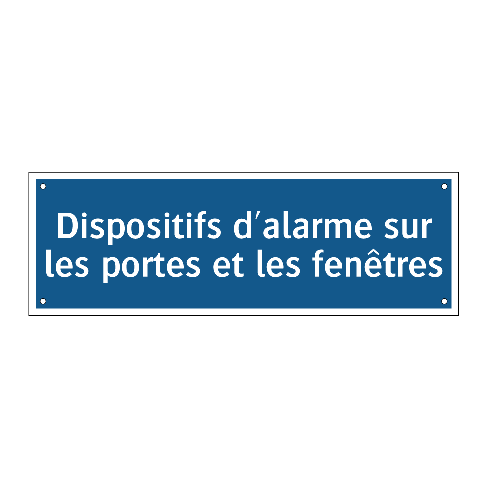 Dispositifs d'alarme sur les portes et les fenêtres