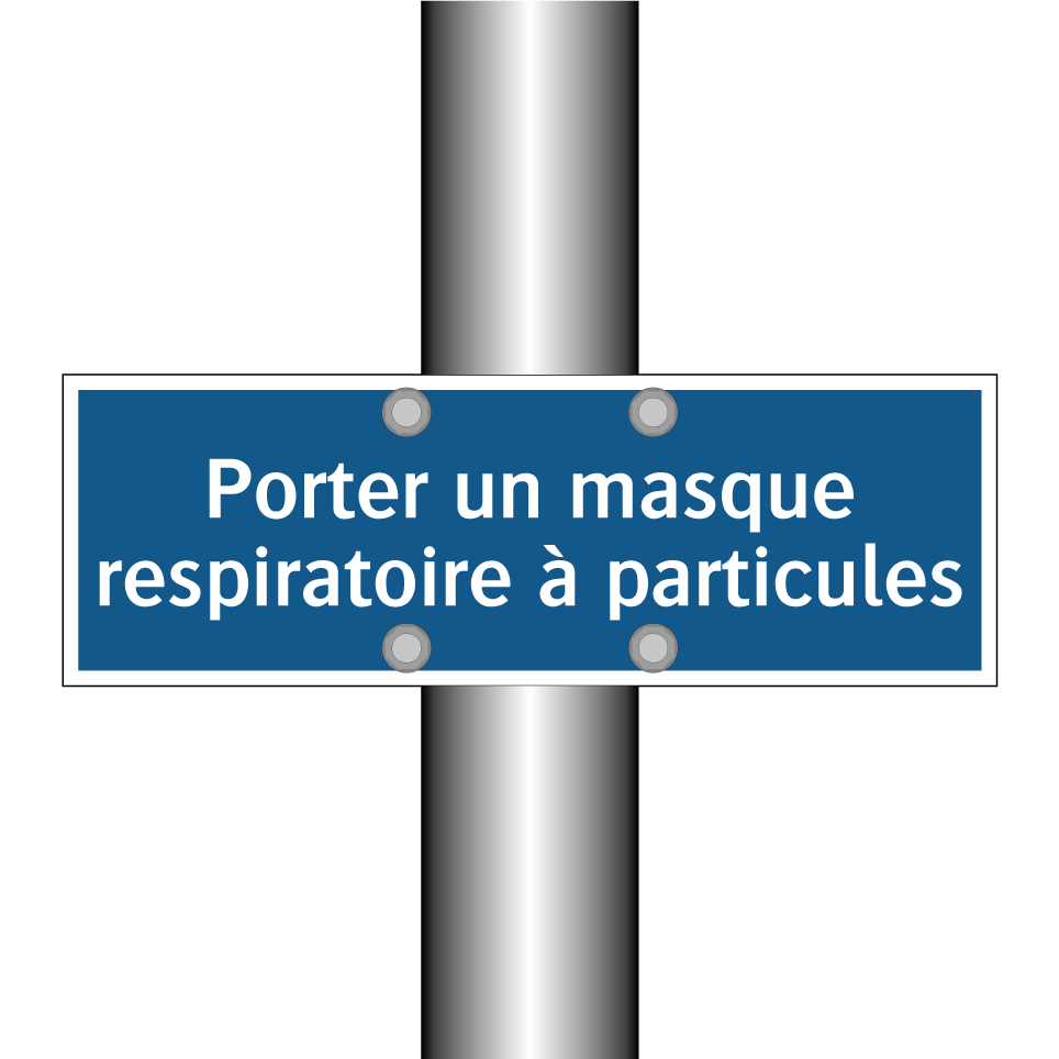 Porter un masque respiratoire à particules