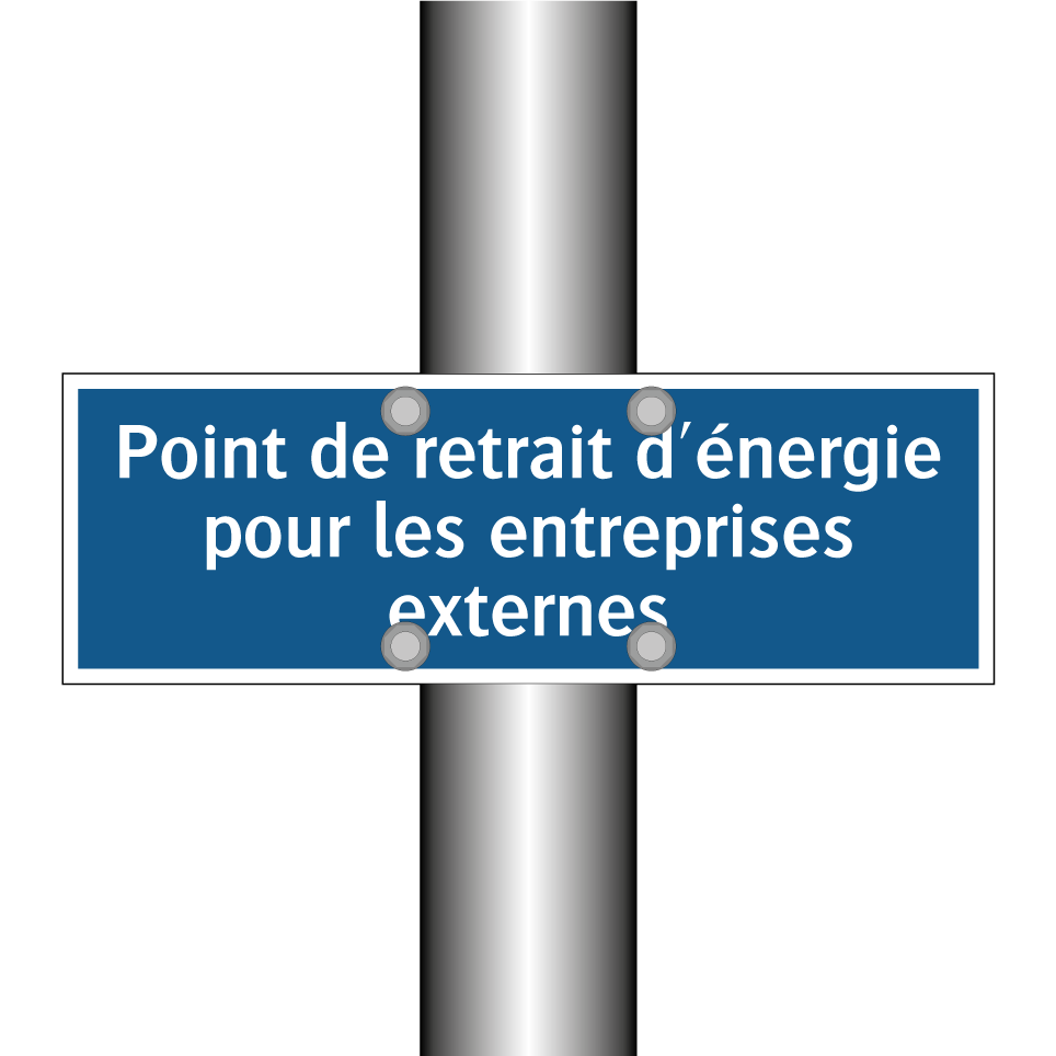 Point de retrait d'énergie pour les entreprises externes