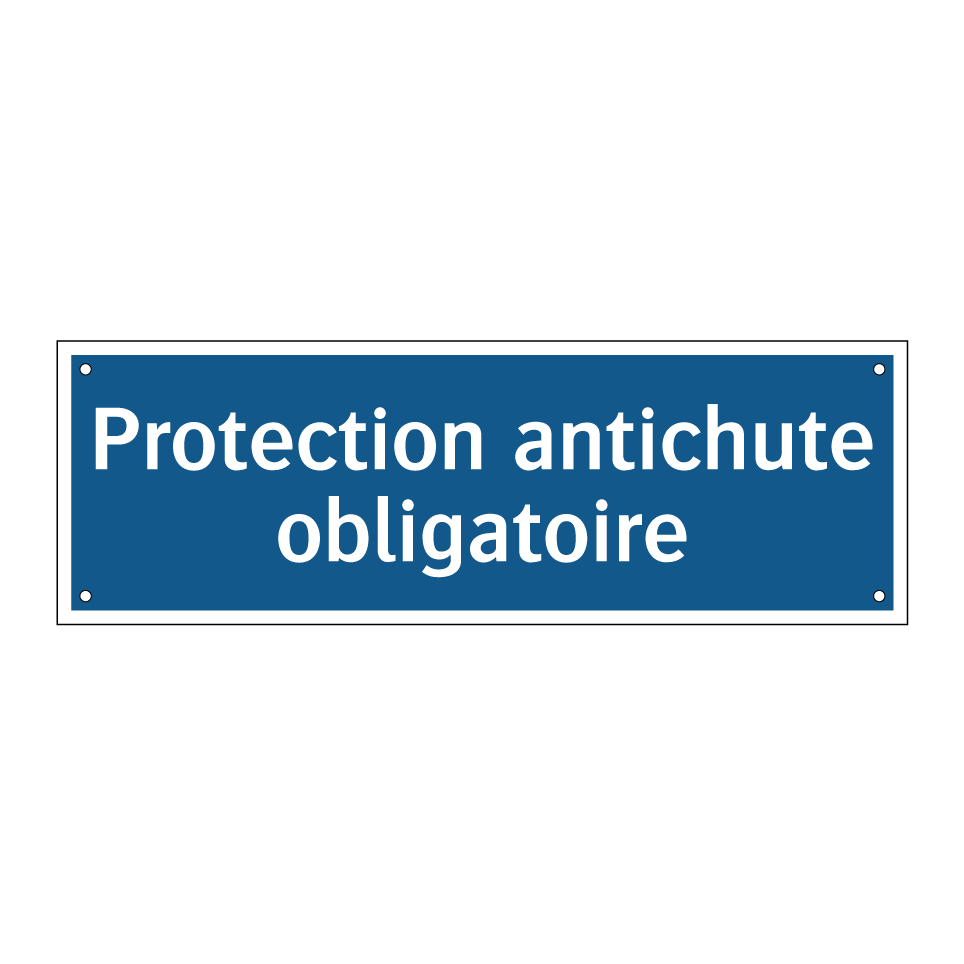 Protection antichute obligatoire