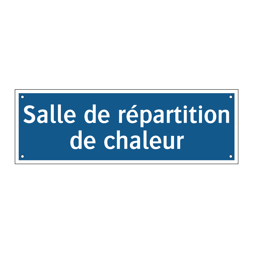 Salle de répartition de chaleur