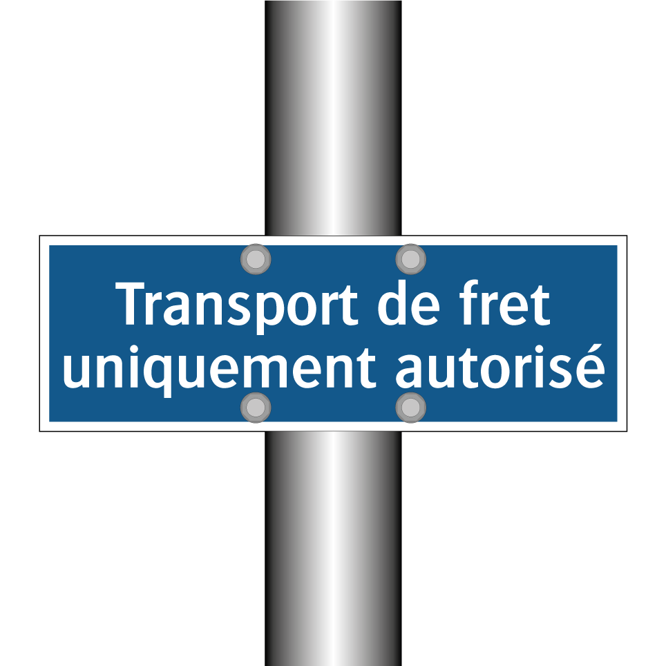 Transport de fret uniquement autorisé