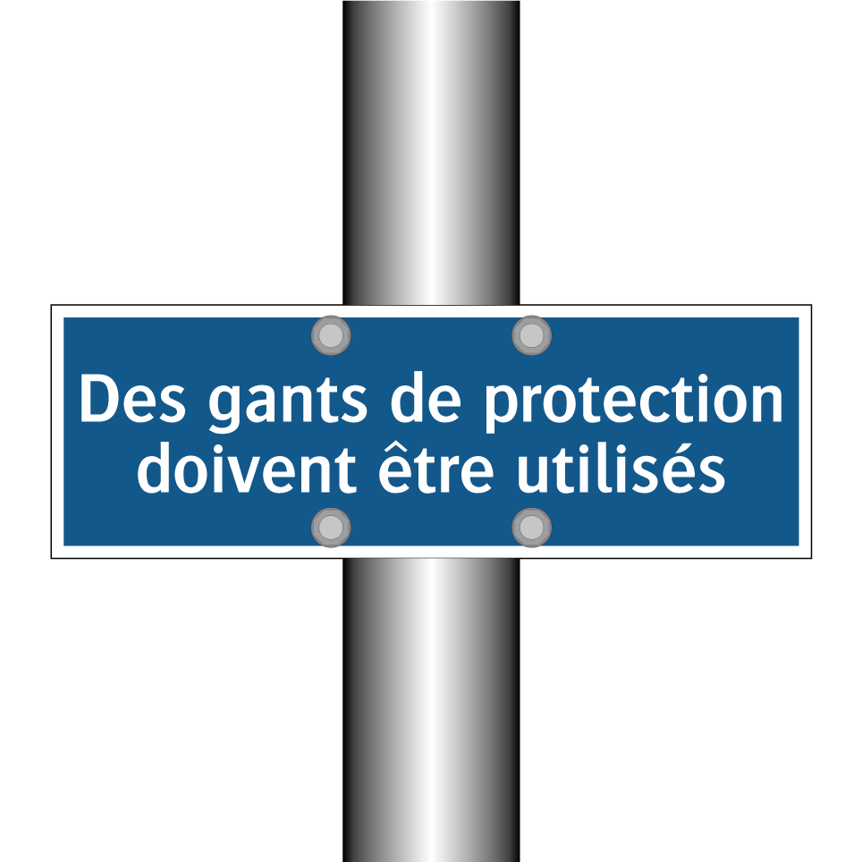Des gants de protection doivent être utilisés