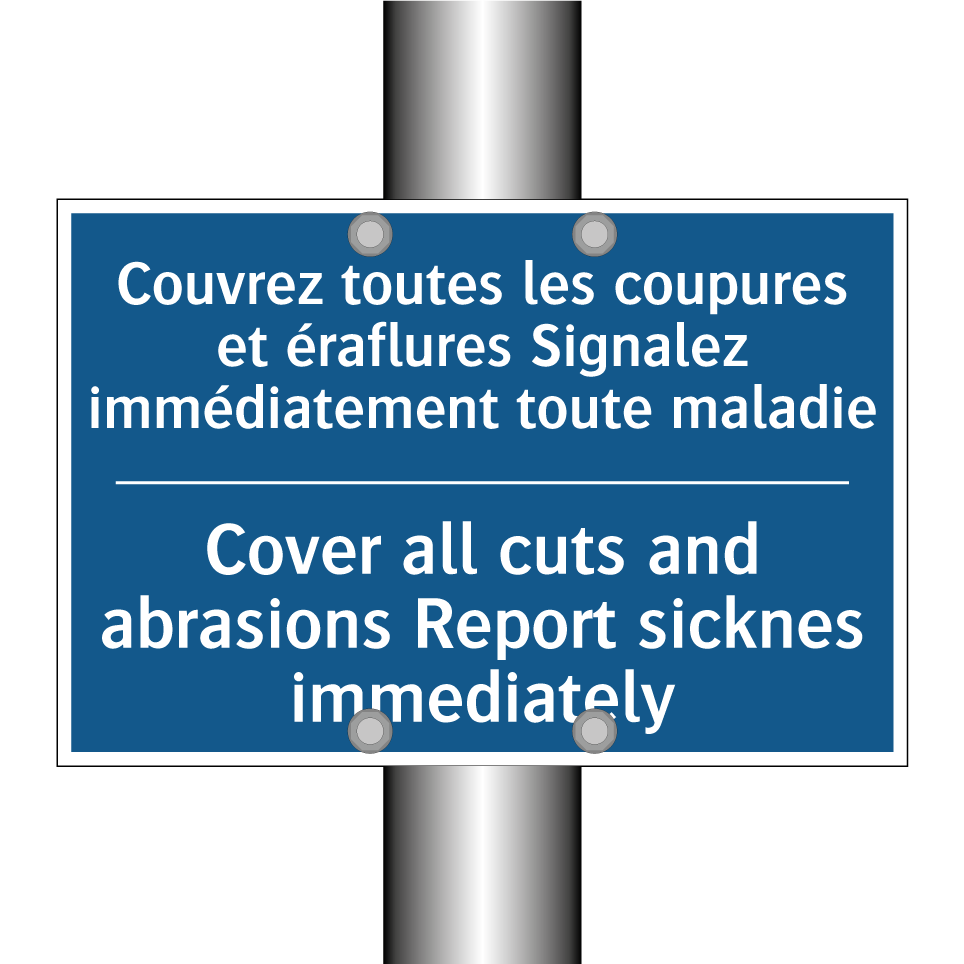 Couvrez toutes les coupures et /.../ - Cover all cuts and abrasions Report /.../