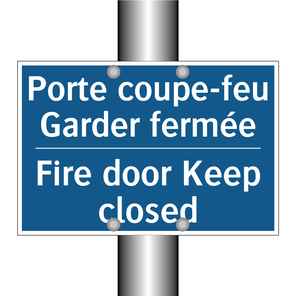 Porte coupe-feu Garder fermée - Fire door Keep closed
