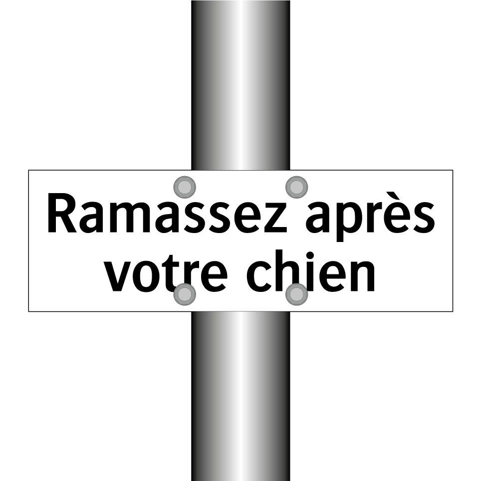 Ramassez après votre chien