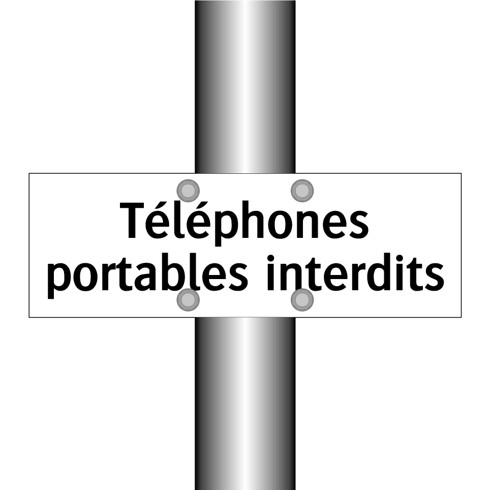 Téléphones portables interdits