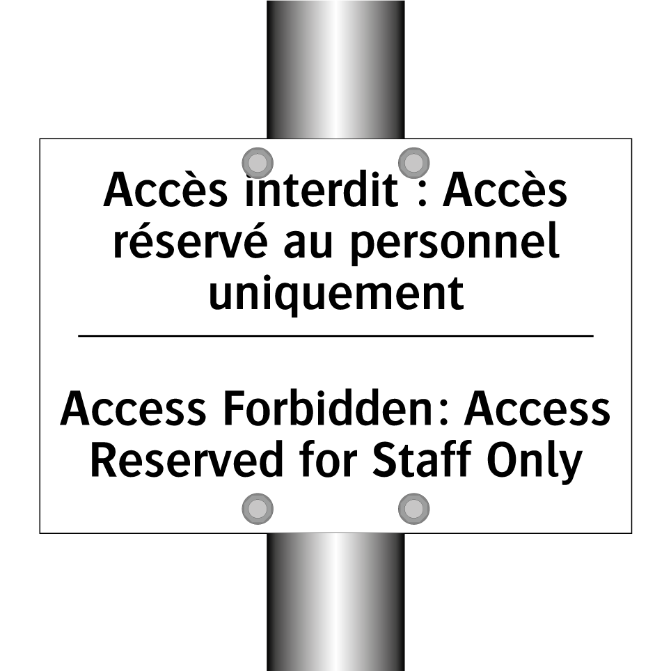 Accès interdit : Accès réservé /.../ - Access Forbidden: Access Reserved /.../