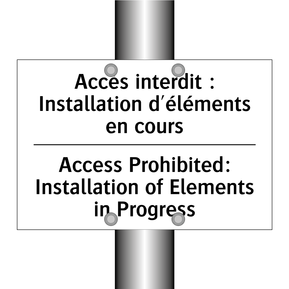 Accès interdit : Installation /.../ - Access Prohibited: Installation /.../