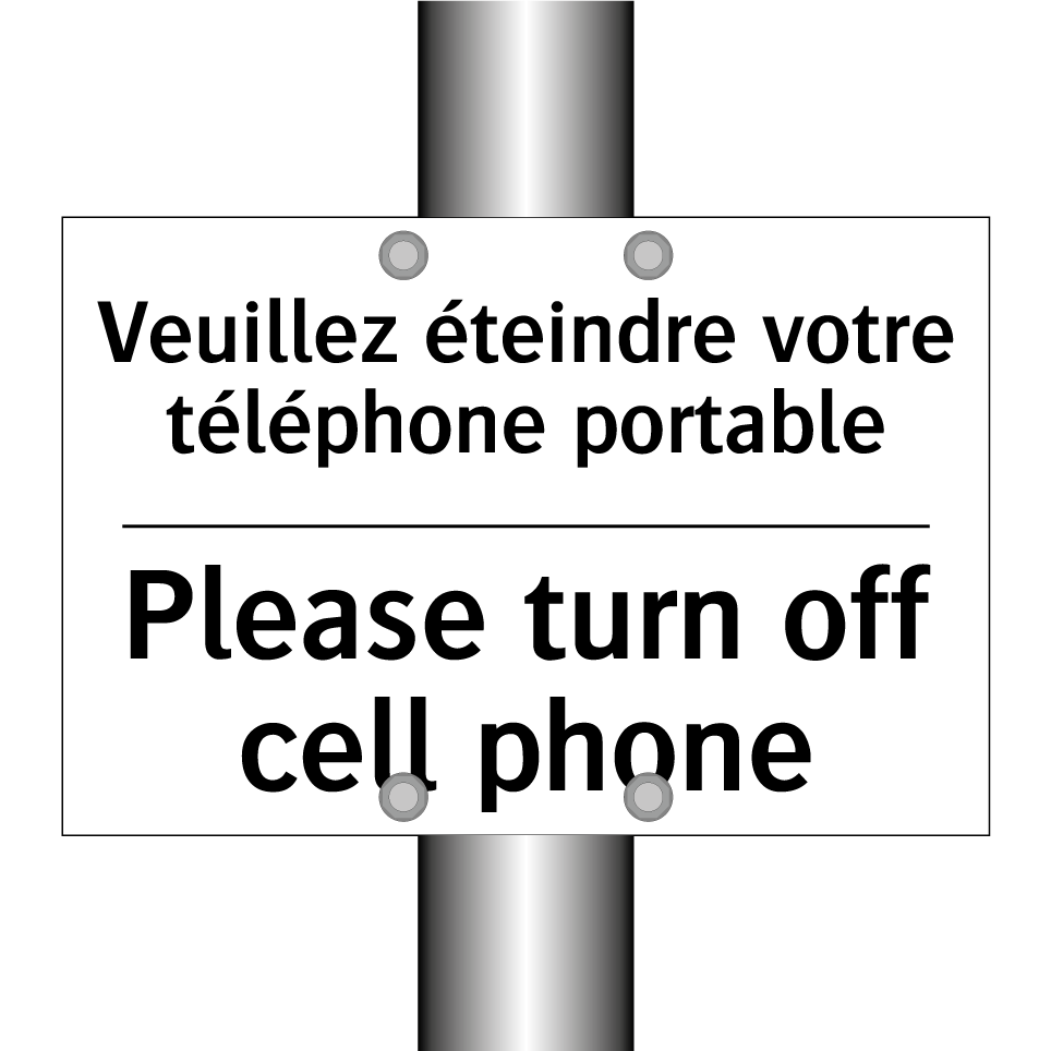 Veuillez éteindre votre téléphone /.../ - Please turn off cell phone