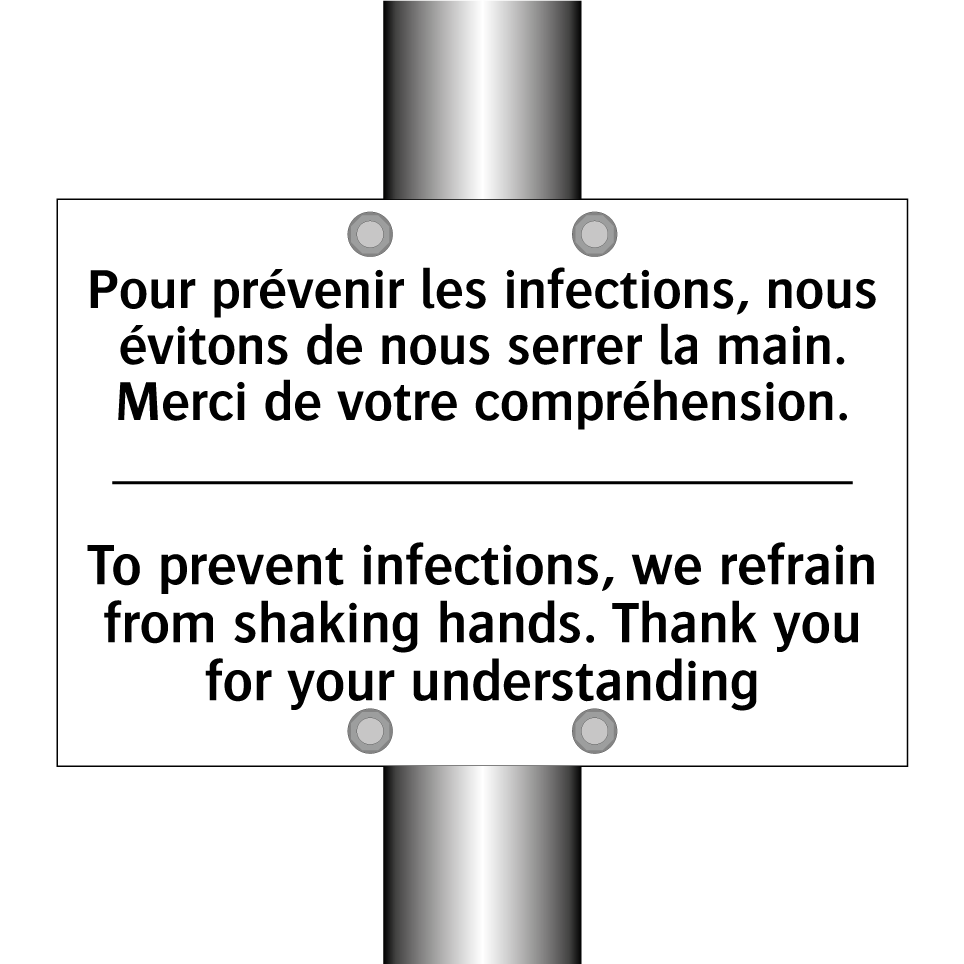 Pour prévenir les infections, /.../ - To prevent infections, we refrain /.../