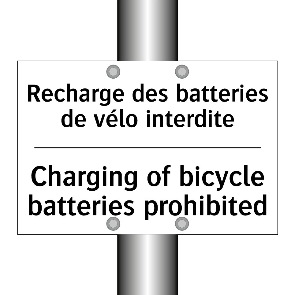 Recharge des batteries de vélo /.../ - Charging of bicycle batteries /.../