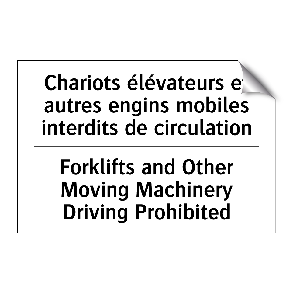 Chariots élévateurs et autres /.../ - Forklifts and Other Moving Machinery /.../