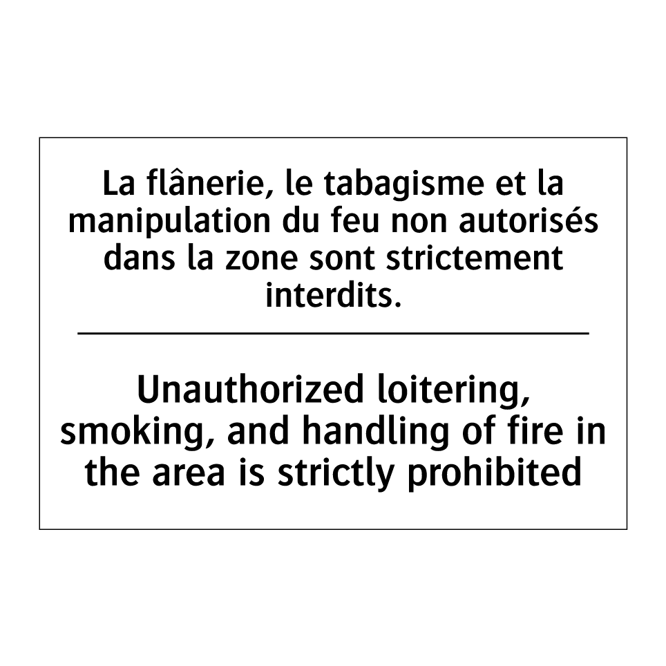 La flânerie, le tabagisme et la /.../ - Unauthorized loitering, smoking, /.../