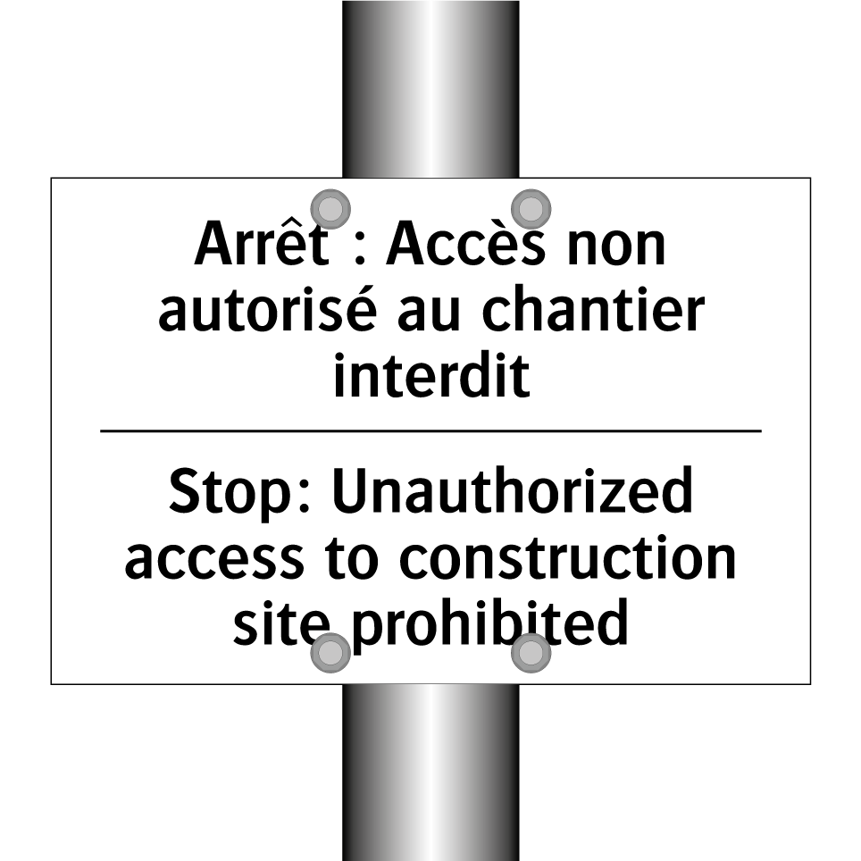 Arrêt : Accès non autorisé au /.../ - Stop: Unauthorized access to construction /.../