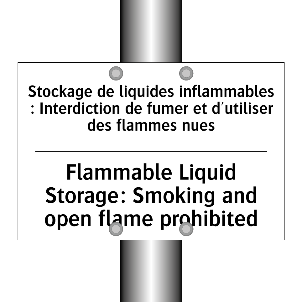 Stockage de liquides inflammables /.../ - Flammable Liquid Storage: Smoking /.../