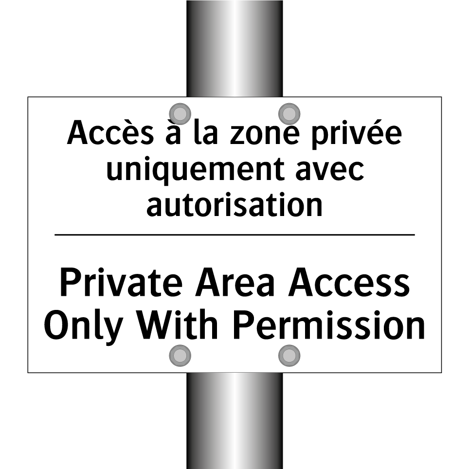 Accès à la zone privée uniquement /.../ - Private Area Access Only With /.../