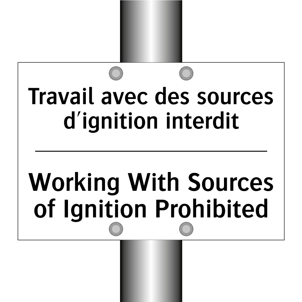 Travail avec des sources d'ignition /.../ - Working With Sources of Ignition /.../