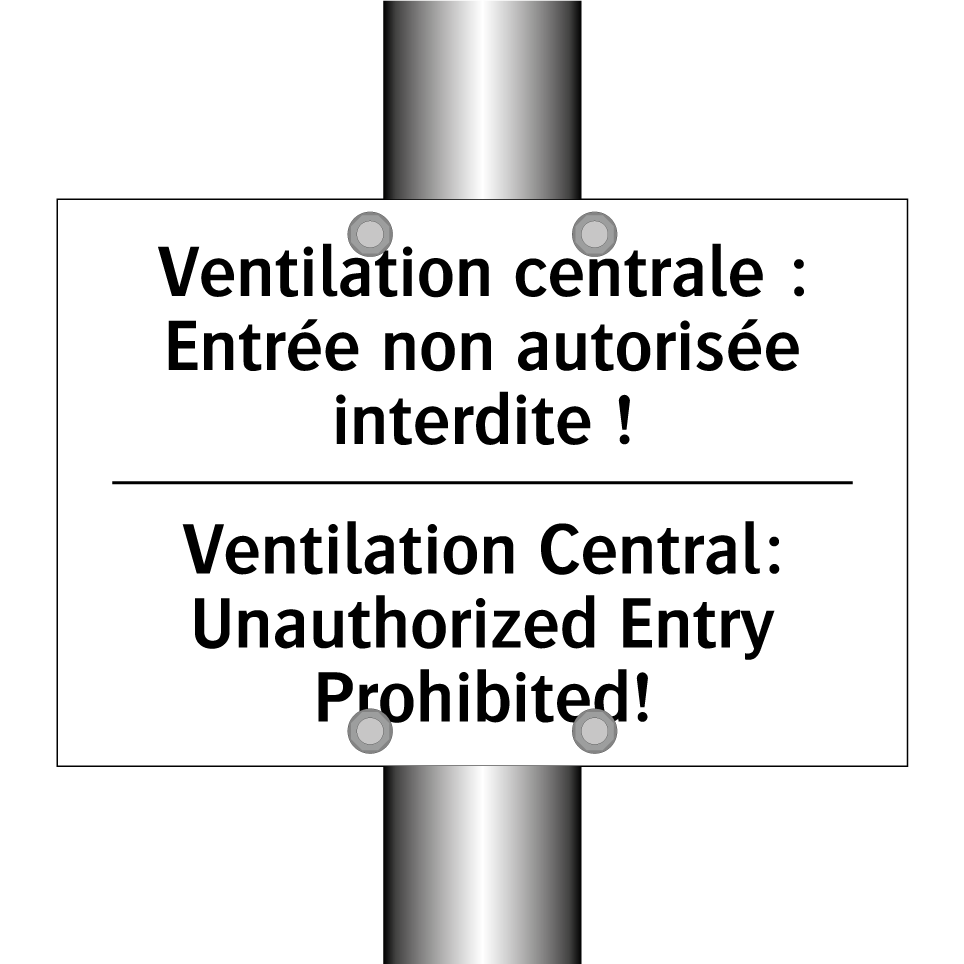 Ventilation centrale : Entrée /.../ - Ventilation Central: Unauthorized /.../