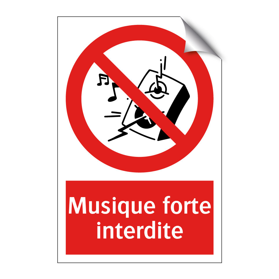 Musique forte interdite