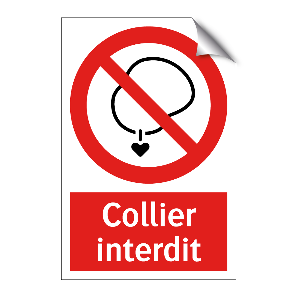 Collier interdit
