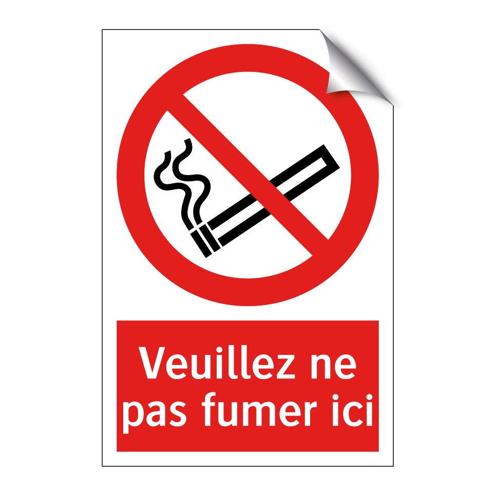 Veuillez ne pas fumer ici