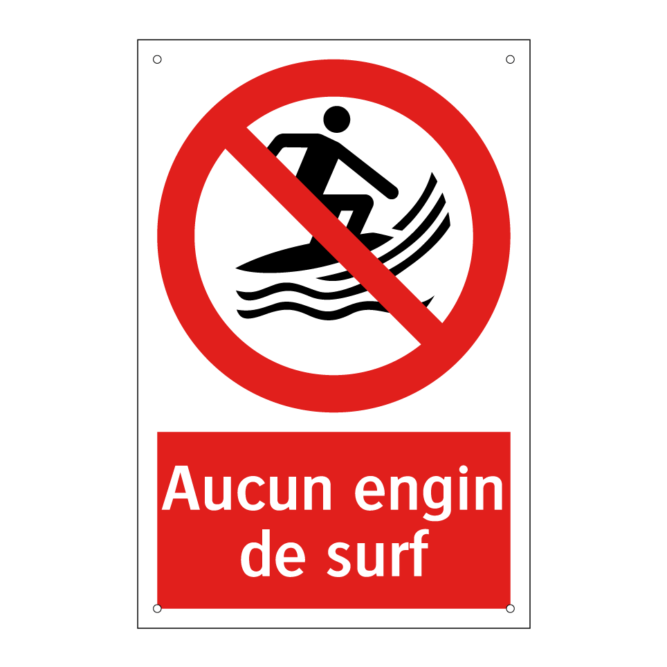 Aucun engin de surf