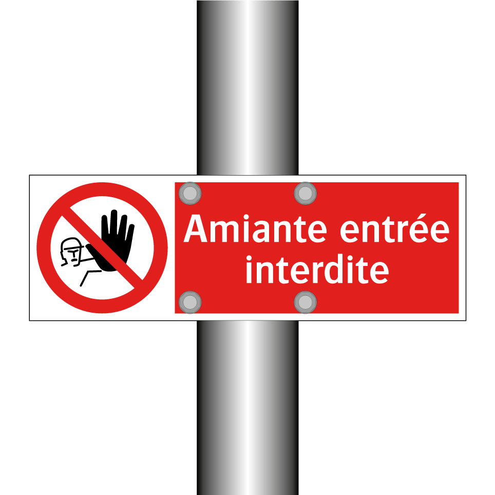 Amiante entrée interdite