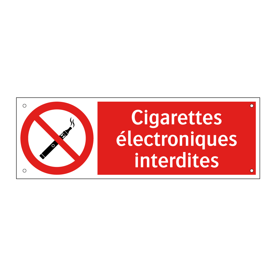Cigarettes électroniques interdites