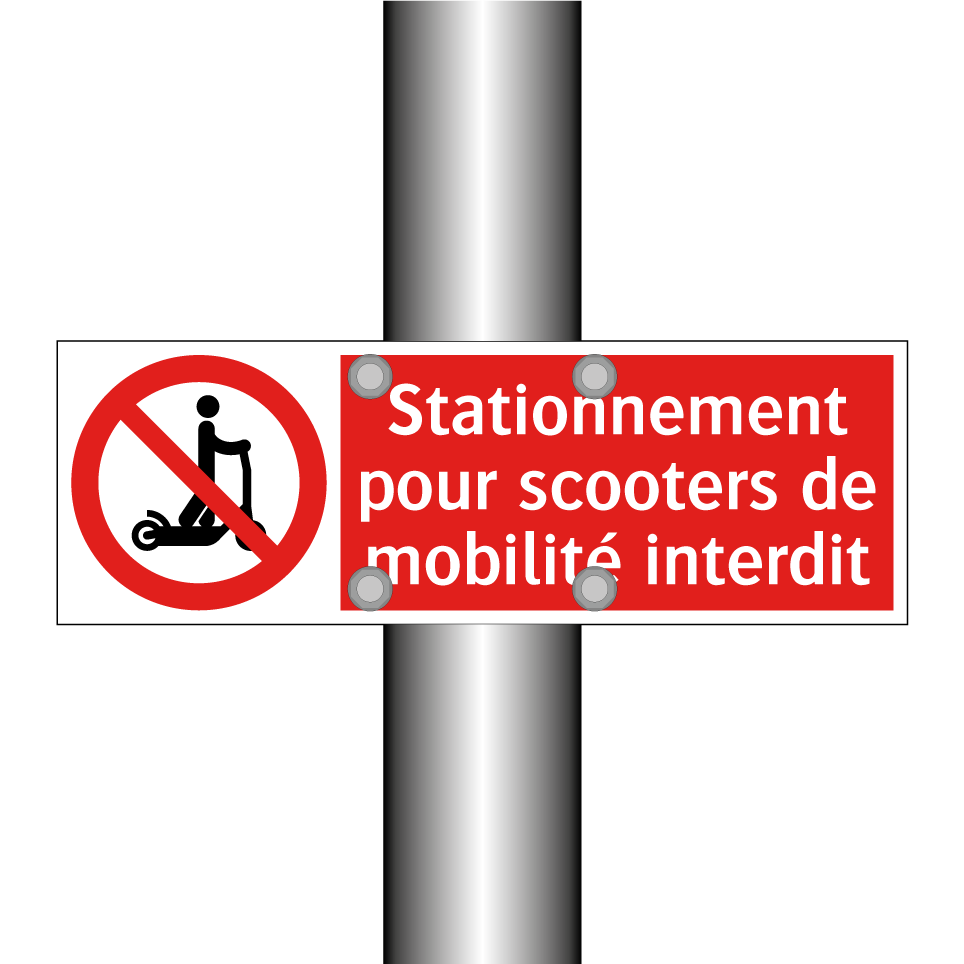 Stationnement pour scooters de mobilité interdit