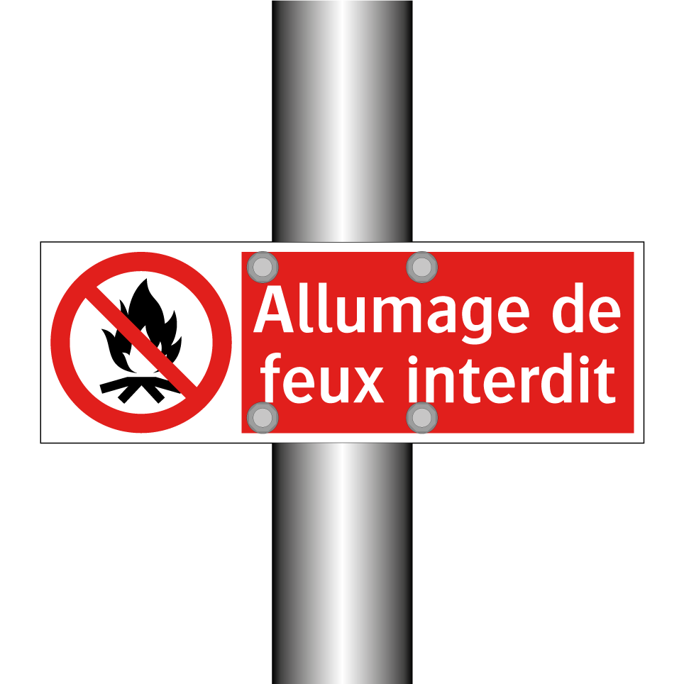Allumage de feux interdit