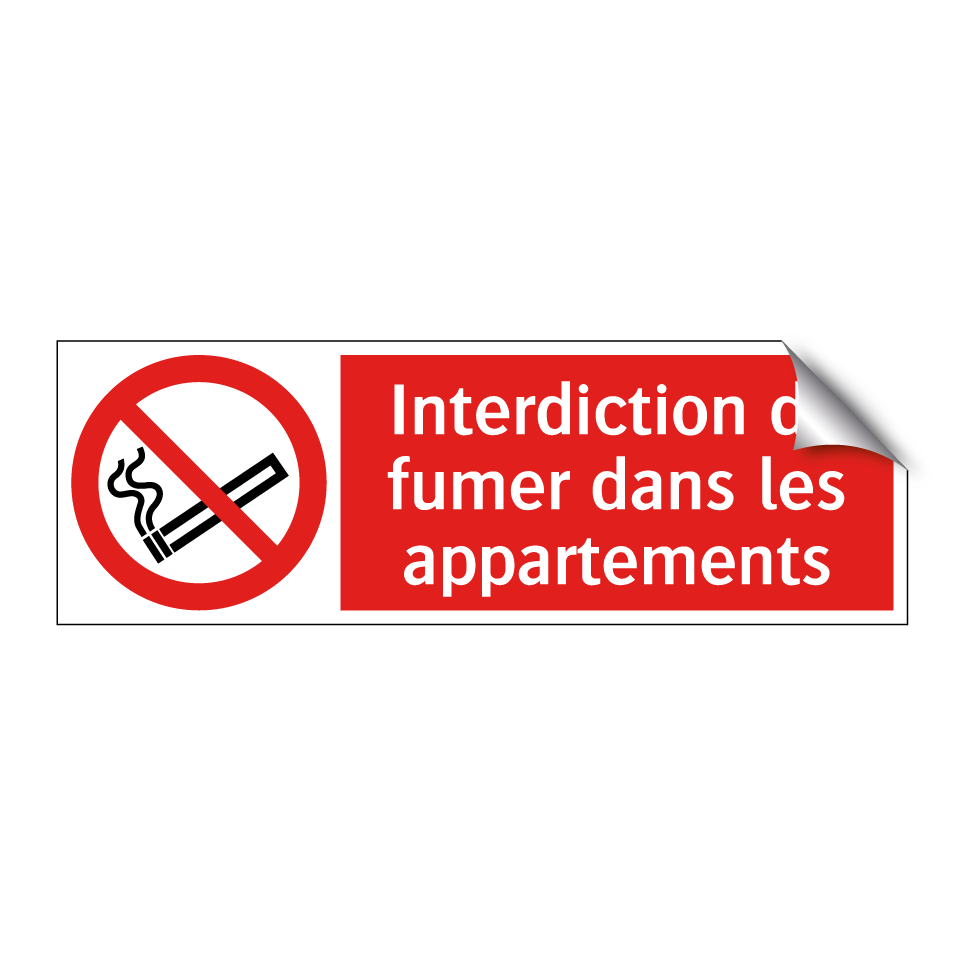 Interdiction de fumer dans les appartements