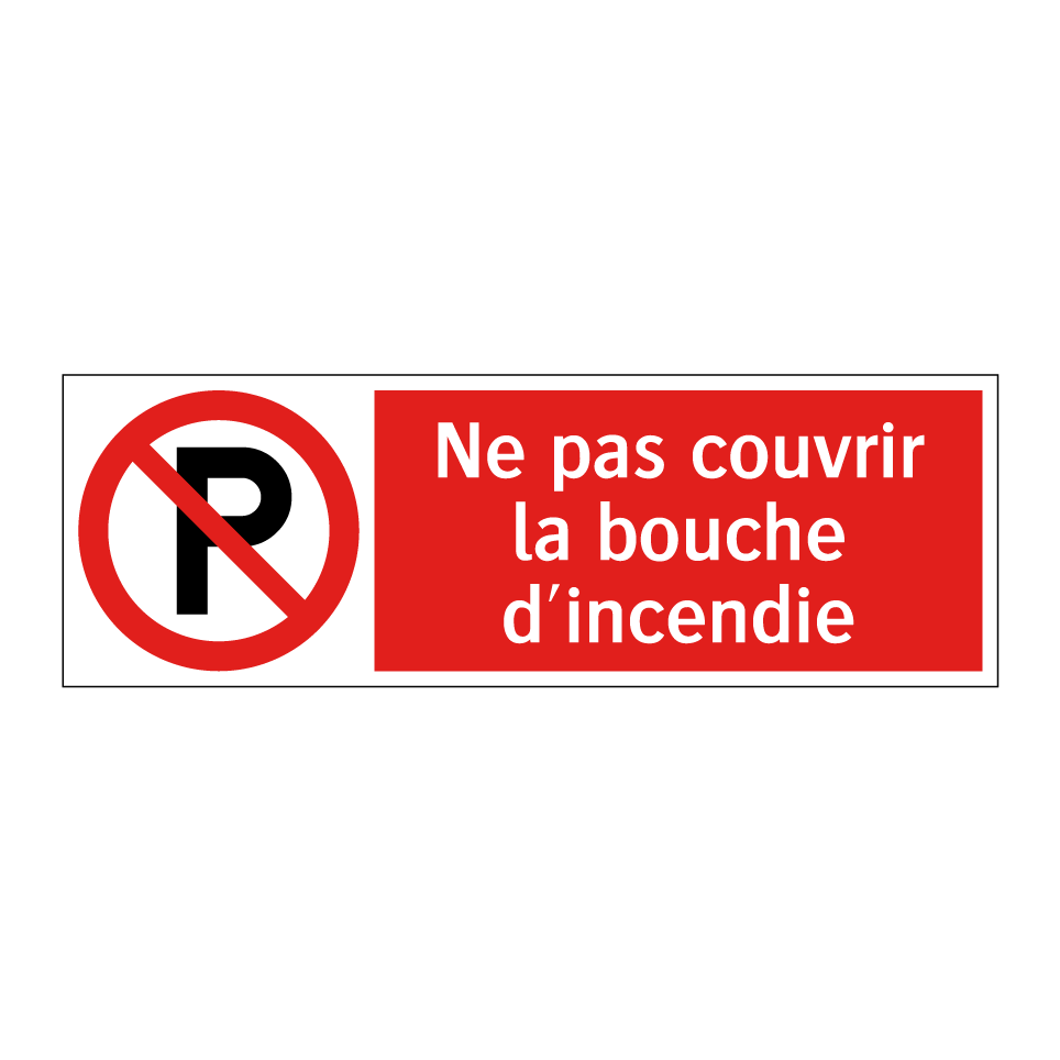 Ne pas couvrir la bouche d'incendie